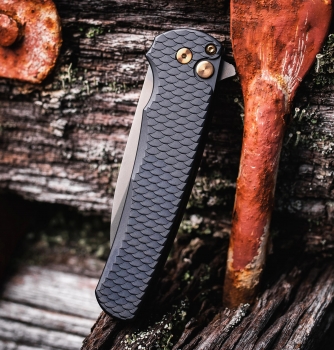 Фото 2: Нож Pro-Tech Malibu 5336 Limited Smoky Grey Rose Gold Hardware