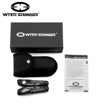 Фото 6: Мультитул WithArmour WA-010BG чёрный Tactical Multi-tool Ranger +
