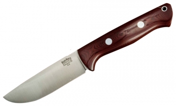 Нож охотничий Bark River Bravo1 Maroon Linen Micarta