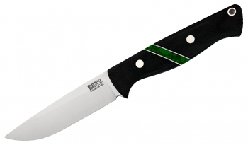 Нож охотничий Bark River Gunny Black Linen Micarta Jade Malachite sp-r