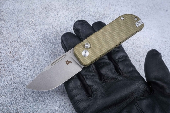 Фото 8: Нож складной Black Fox BF-758 MI NU-Bowie Green (маленький)
