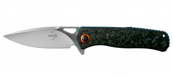 Фото 4: Нож складной Boker Plus 01BO319 Nebula мраморный карбон