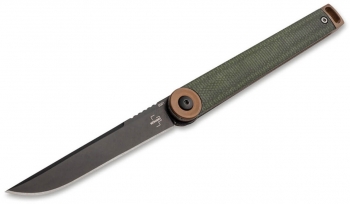 Нож складной Boker Plus 01BO391 Kaizen Green Canvas Micarta