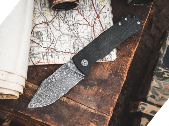 Фото 6: Нож складной Boker Manufaktur SOLINGEN 111103DAM Tiger-Damascus, Дамаск