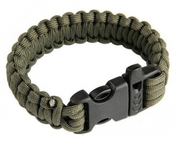 Фото 1: Браслет из паракорда HK27G, оливковый