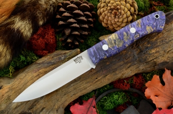 Нож Bark River Aurora Blue&Gold Elder Burl