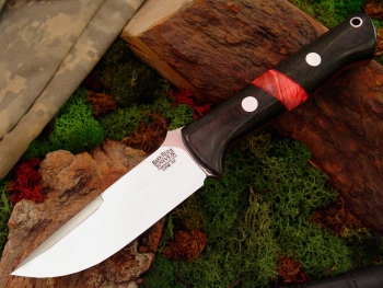 Нож Bark River Bravo1 3VR Black Canvas Bloody Basin Spaser