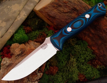 Нож Bark River Bravo1 3VR Blue&Black G-10