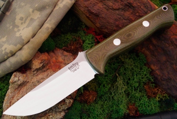 Нож Bark River Bravo1 3VR Green Linen