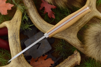 Нож Bark River Drop Point Hunter Antique Ivory Micarta Red liners
