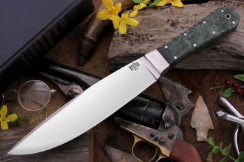 Нож Bark River Rogue Green Gold Elder Burl