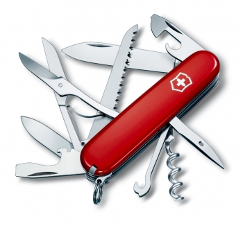 Фото 1: Нож складной Офицерский Victorinox 1.3713 Huntsman, красный