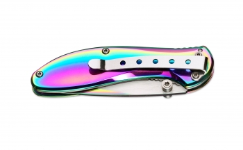 Фото 2: Нож складной 01RY453 Magnum by Boker :: Magnum Mirror Rainbow Градиент