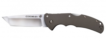 Фото 2: Нож складной Cold Steel 58PT Code-4 Tanto Plain сталь S35VN