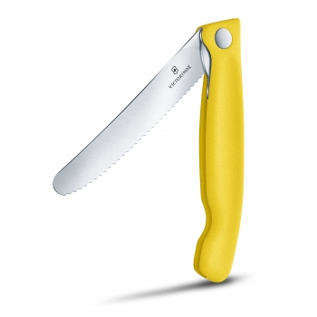 Фото 6: Складной кухонный нож Victorinox 6.7836.F8B, жёлтый