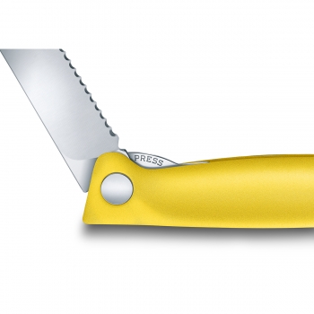 Фото 7: Складной кухонный нож Victorinox 6.7836.F8B, жёлтый