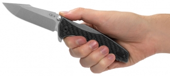 Фото 7: Нож складной Zero Tolerance 0393GLCF, карбон светится в темноте